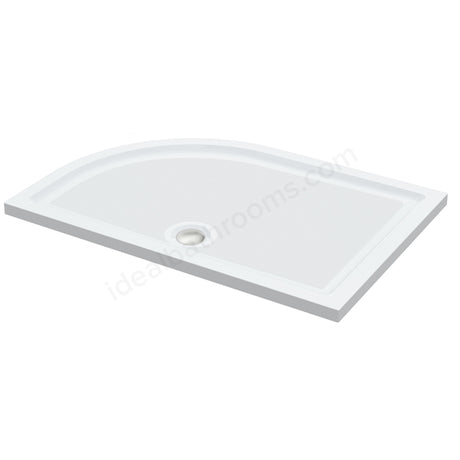 Oakham Spring Qaudrant Anti-Slip Shower Tray 1000mm x 800mm - Left Hand