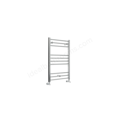 Oakham Silea Straight Towel Rail 800mm x 500mm Chrome