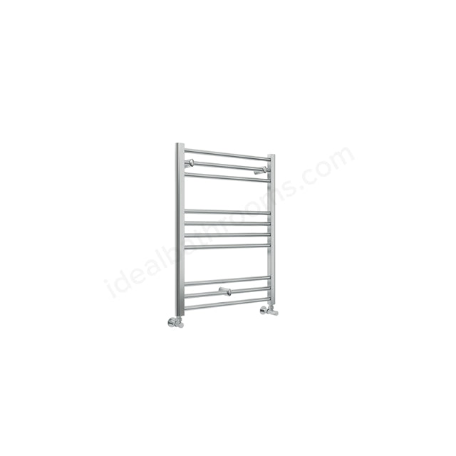 Oakham Silea Straight Towel Rail 800mm x 600mm Chrome