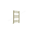 Oakham Silea Straight Towel Rail 800mm x 500mm Brushed Brass