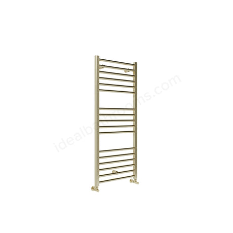 Oakham Silea Straight Towel Rail 1200mm x 500mm Brushed Brass