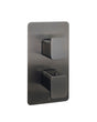 JTP HIX Thermostatic Concealed 1 Outlet Shower Valve - Brushed Black - 37651BBL