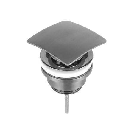 JTP HIX Universal Slotted and Unslotted Basin Waste - Brushed Black - 37709SUNBBL