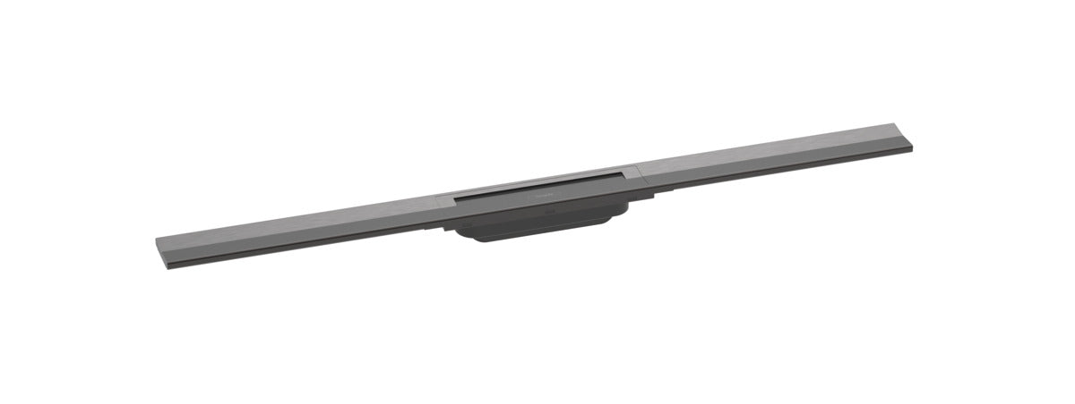 Hansgrohe Raindrain Flex Finish Set Shower Drain 900 Cuttable - Brushed Black Chrome - 56045340
