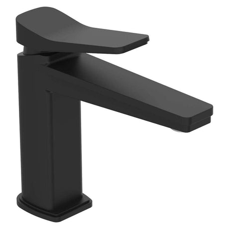 JTP Hix Single Lever matt black basin mixer with sleek modern design and water-saving feature