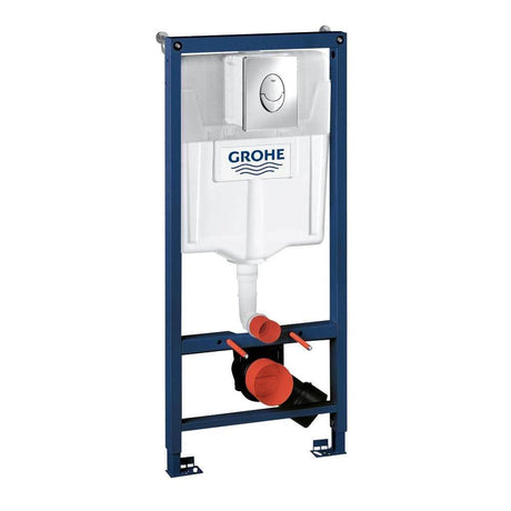 Grohe Rapid SL 3-in-1 WC Toilet Frame, Cosmo Flushplate, Cistern and F
