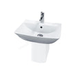 Oakham Jasmine Pedestal Basin 1 Tap Hole 500mm - White