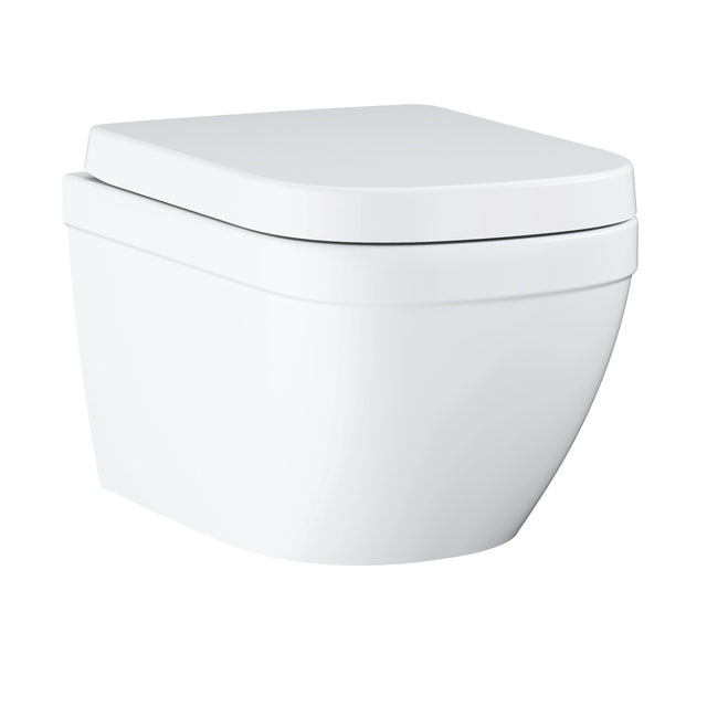 Grohe Euro Ceramic Wall Hung WC Set - Alpine White - 39554000