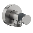 Duravit Round Wall Outlet 55mm x 55mm x 102mm - Stainless Steel - UV0630009070