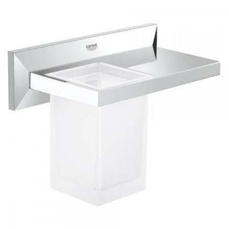 Grohe Allure Brilliant Shelf with Tumbler - Chrome - 40503