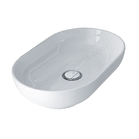 Oakham Lavender Vessel Basin 550mm - 0 Tap Holes - White