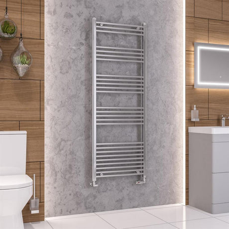 Eastbrook Wendover 1600mm x 600mm Straight Ladder Towel Radiator - Chrome - 41.0023 - TAP 'N' SHOWER