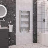 Eastbrook Wendover Curved Ladder Towel Radiator 1000mm x 500mm - Chrome - 41.0039 - TAP 'N' SHOWER