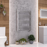 Eastbrook Wendover Straight Ladder Towel Radiator 1000mm x 750mm - Chrome - 41.0078 - TAP 'N' SHOWER