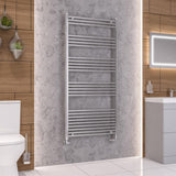 Eastbrook Wendover 1600mm x 750mm Straight Ladder Towel Radiator - Chrome - 41.0080 - TAP 'N' SHOWER