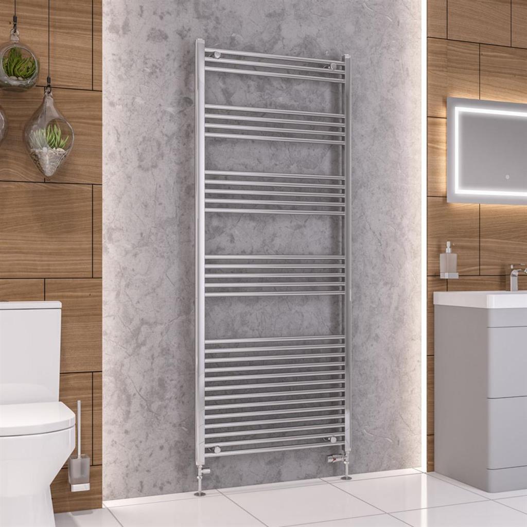 Eastbrook Wendover 1800mm x 750mm Straight Ladder Towel Radiator - Chrome - 41.0081 - TAP 'N' SHOWER