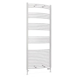 Eastbrook Wendover 1800mm x 750mm Curved Ladder Towel Radiator - White - 41.0096 - TAP 'N' SHOWER