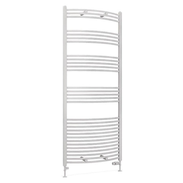 Eastbrook Wendover 1800mm x 750mm Curved Ladder Towel Radiator - White - 41.0096 - TAP 'N' SHOWER
