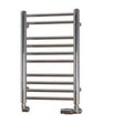 Eastbrook Biava Round 600mm x 400mm Straight Ladder Towel Radiator - Chrome - 41.0145 - TAP 'N' SHOWER