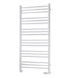 Eastbrook Biava Round 1200mm x 600mm Straight Ladder Towel Radiator - White - 41.0161 - TAP 'N' SHOWER