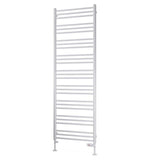 Eastbrook Biava Round 1800mm x 600mm Straight Ladder Towel Radiator - White - 41.0162 - TAP 'N' SHOWER