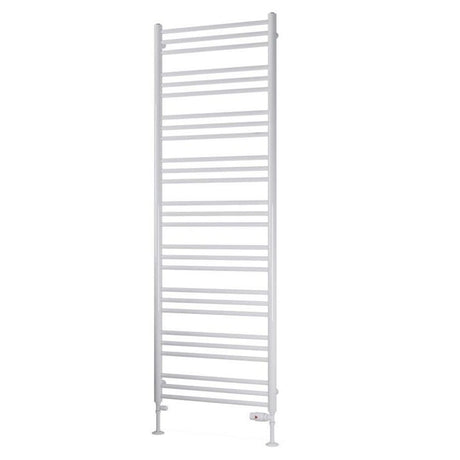 Eastbrook Biava Round 1800mm x 600mm Straight Ladder Towel Radiator - White - 41.0162 - TAP 'N' SHOWER