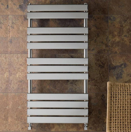 Eastbrook Staverton Tube On Tube Straight Designer Towel Radiator 1200mm x 400mm - Chrome - 41.0182 - TAP 'N' SHOWER