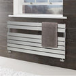 Eastbrook Staverton Tube On Tube Straight Designer Towel Radiator 600mm x 400mm - White - 41.019 - TAP 'N' SHOWER