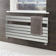 Eastbrook Staverton Tube On Tube Straight Designer Towel Radiator 600mm x 600mm - White - 41.0196 - TAP 'N' SHOWER