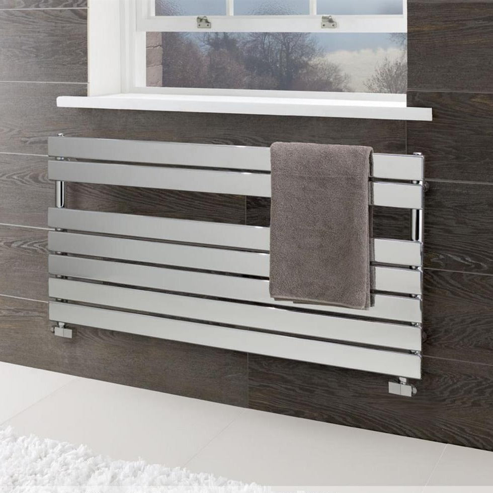 Eastbrook Staverton Tube On Tube Straight Designer Towel Radiator 600mm x 600mm - White - 41.0196 - TAP 'N' SHOWER