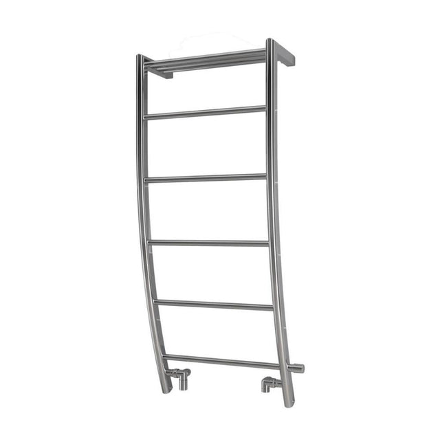 Eastbrook Biava Corinium 1200mm x 500mm Curved Designer Towel Radiator - Chrome - 41.0222 - TAP 'N' SHOWER