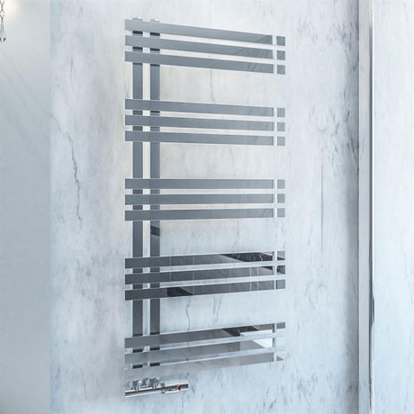 Eastbrook Rizano Radiator 1000mm x 600mm - Polished Stainless Steel - 41.0251 - TAP 'N' SHOWER