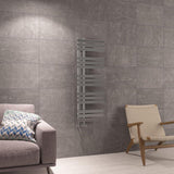 Eastbrook Leonardo Designer Towel Radiator - Chrome 1200mm x 400mm - 41.0256 - TAP 'N' SHOWER