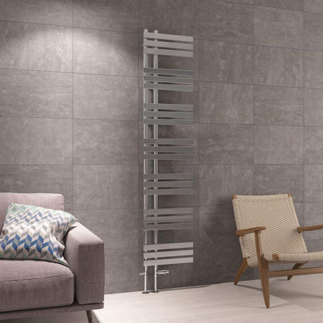 Eastbrook Leonardo Designer Towel Radiator 1800mm x 400mm - Chrome - 41.0257 - TAP 'N' SHOWER