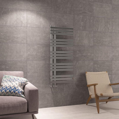 Eastbrook Leonardo 1200mm x 500mm Designer Towel Radiator - Chrome - 41.0259 - TAP 'N' SHOWER