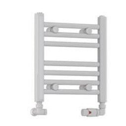 Eastbrook Wendover 360mm x 400mm Straight Ladder Towel Radiator - White - 41.0266 - TAP 'N' SHOWER