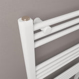 Eastbrook Wendover 360mm x 400mm Straight Ladder Towel Radiator - White - 41.0266 - TAP 'N' SHOWER