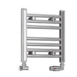 Eastbrook Wendover 360mm x 400mm Straight Ladder Towel Radiator - Chrome - 41.0267 - TAP 'N' SHOWER