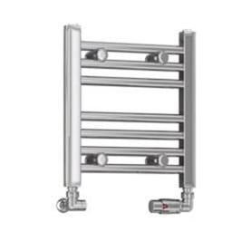 Eastbrook Wendover 360mm x 400mm Straight Ladder Towel Radiator - Chrome - 41.0267 - TAP 'N' SHOWER