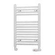 Eastbrook Biava 688mm x 450mm Straight Ladder Towel Radiator - White - 41.0279 - TAP 'N' SHOWER