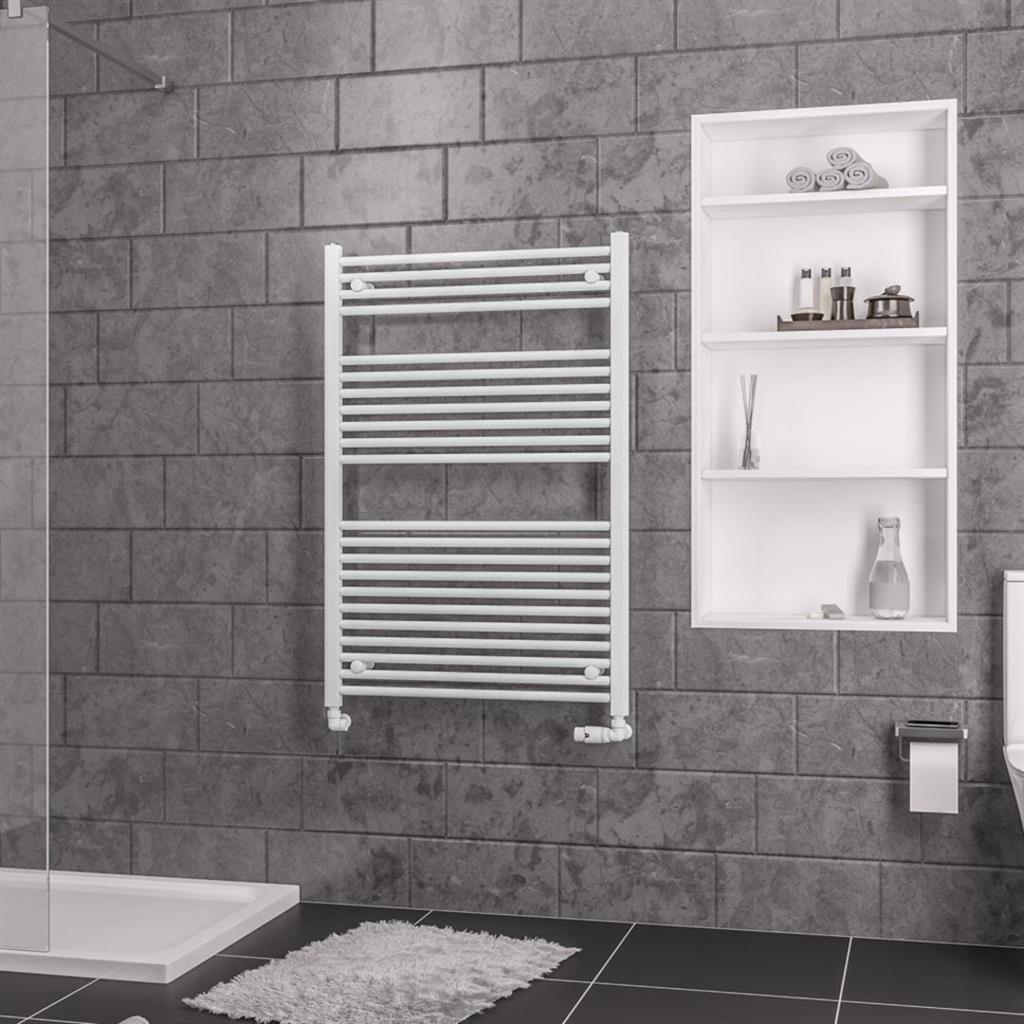 Eastbrook Biava Straight Ladder Towel Radiator 1118mm x 750mm - White - 41.0284 - TAP 'N' SHOWER