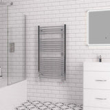 Eastbrook Biava 1118mm x 600mm Curved Ladder Towel Radiator - Chrome - 41.0293 - TAP 'N' SHOWER
