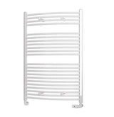 Eastbrook Biava 1118mm x 750mm Curved Ladder Towel Radiator - White - 41.0304 - TAP 'N' SHOWER
