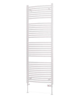 Eastbrook Biava 1720mm x 600mm Curved Ladder Towel Radiator - White - 41.0306 - TAP 'N' SHOWER