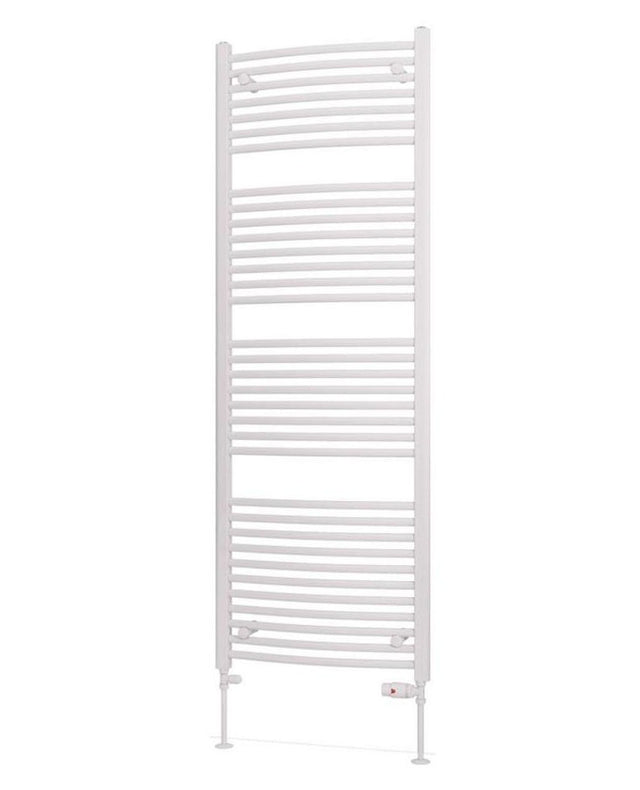 Eastbrook Biava 1720mm x 600mm Curved Ladder Towel Radiator - White - 41.0306 - TAP 'N' SHOWER