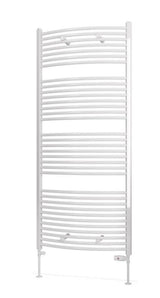 Eastbrook Biava 1720mm x 750mm Curved Ladder Towel Radiator - White - 41.0307 - TAP 'N' SHOWER