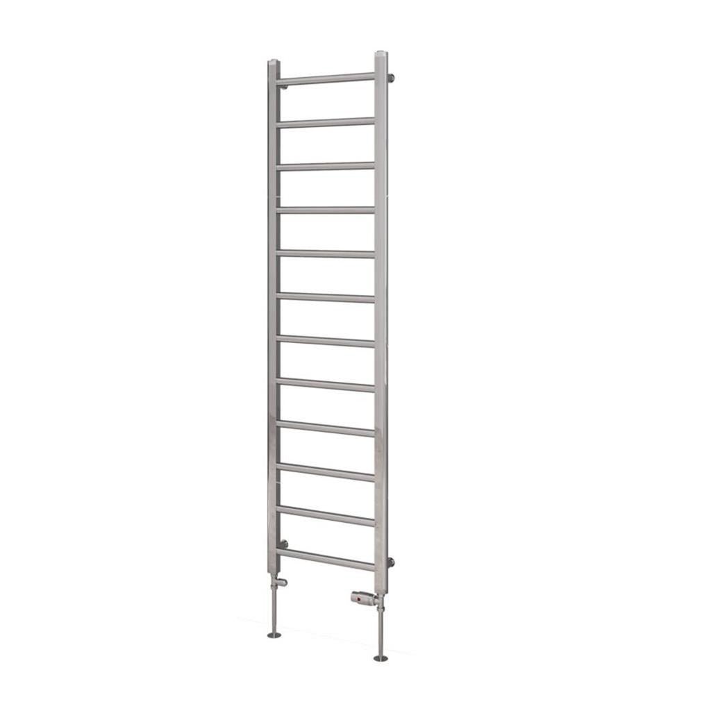 Eastbrook Tuscan Straight Ladder Towel Radiator 1750mm x 450mm - Chrome - 41.0312 - TAP 'N' SHOWER
