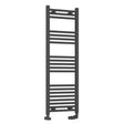 Eastbrook Wendover Straight Ladder Towel Radiator 1200mm x 400mm - Matt Anthracite - 41.0323 - TAP 'N' SHOWER