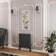 Eastbrook Imperia 3 Column Horizontal Radiator 605mm x 600mm - Matt Anthracite - 41.0354 - TAP 'N' SHOWER