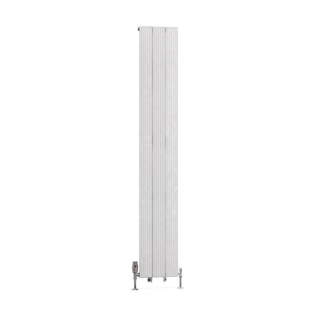 Eastbrook Mersey Aluminium Vertical Radiator 1800mm x 280mm - Matt White - 41.0449 - TAP 'N' SHOWER